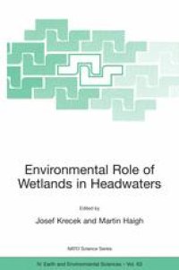 cover of the book Environmental Role of Wetlands in Headwaters