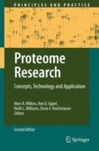 cover of the book Proteome Research: Concepts, Technology and Application