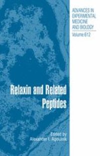 cover of the book Relaxin and Related Peptides