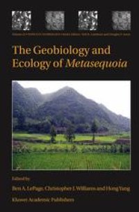 cover of the book The Geobiology and Ecology of Metasequoia