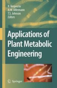 cover of the book Applications of Plant Metabolic Engineering