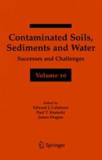 cover of the book Contaminated Soils, Sediments and Water: Successes and Challenges