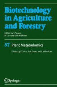 cover of the book Plant Metabolomics