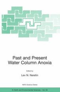 cover of the book Past and Present Water Column Anoxia