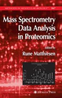 cover of the book Mass Spectrometry Data Analysis in Proteomics