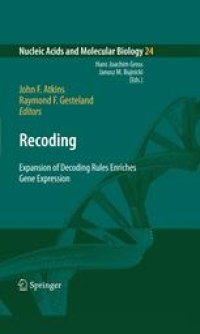 cover of the book Recoding: Expansion of Decoding Rules Enriches Gene Expression