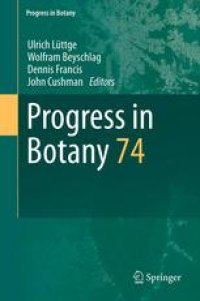 cover of the book Progress in Botany: Vol. 74