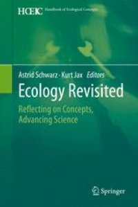 cover of the book Ecology Revisited: Reflecting on Concepts, Advancing Science