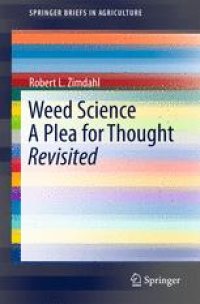 cover of the book Weed Science - A Plea for Thought - Revisited