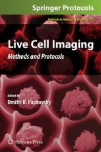 cover of the book Live Cell Imaging: Methods and Protocols