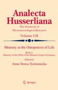 cover of the book Memory in the Ontopoesis of Life: Book Two. Memory in the Orbit of the Human Creative Existence