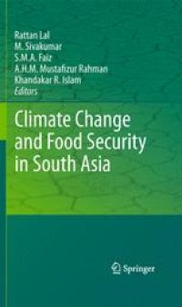 cover of the book Climate Change and Food Security in South Asia