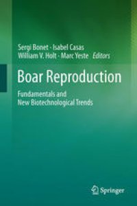 cover of the book Boar Reproduction: Fundamentals and New Biotechnological Trends