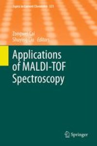 cover of the book Applications of MALDI-TOF Spectroscopy