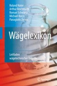 cover of the book Wagelexikon: Leitfaden wagetechnischer Begriffe