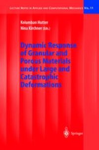 cover of the book Dynamic Response of Granular and Porous Materials under Large and Catastrophic Deformations