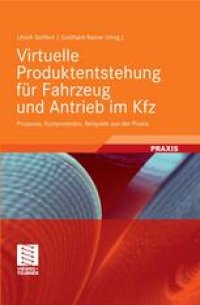 cover of the book Virtuelle Produktentstehung für Fahrzeug und Antrieb im Kfz: Prozesse, Komponenten, Beispiele aus der Praxis