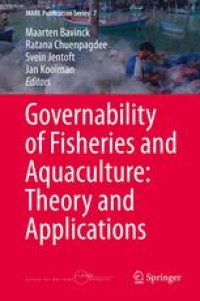 cover of the book Governability of Fisheries and Aquaculture: Theory and Applications