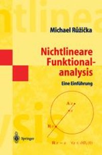 cover of the book Nichtlineare Funktionalanalysis: Eine Einfuhrung