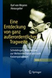 cover of the book Eine Entdeckung von ganz außerordentlicher Tragweite: Schrödingers Briefwechsel zur Wellenmechanik und zum Katzenparadoxon