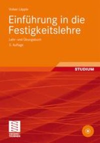 cover of the book Einfuhrung in die Festigkeitslehre: Lehr- und Ubungsbuch