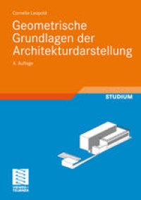 cover of the book Geometrische Grundlagen der Architekturdarstellung