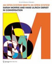 cover of the book An Open System Meets an Open System: Sarah Morris and Hans Ulrich Obrist in Conversation