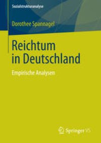 cover of the book Reichtum in Deutschland: Empirische Analysen