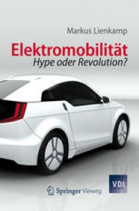 cover of the book Elektromobilitat: Hype oder Revolution?