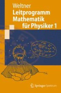 cover of the book Leitprogramm Mathematik fur Physiker 1