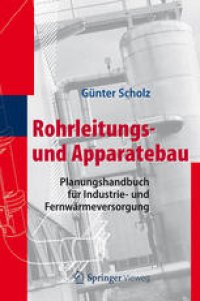 cover of the book Rohrleitungs- und Apparatebau: Planungshandbuch fur Industrie- und Fernwarmeversorgung