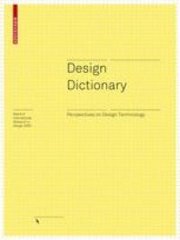 cover of the book Design Dictionary: Perspectives on Design Terminology