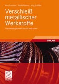 cover of the book Verschleiß metallischer Werkstoffe: Erscheinungsformen sicher beurteilen