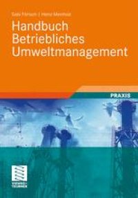 cover of the book Handbuch Betriebliches Umweltmanagement