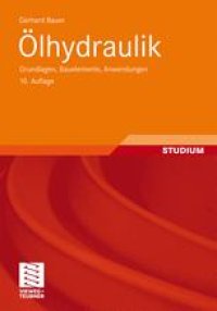 cover of the book Olhydraulik: Grundlagen, Bauelemente, Anwendungen