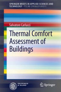 cover of the book Thermal Comfort Assessment of Buildings