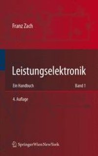 cover of the book Leistungselektronik: Ein Handbuch Band 1 / Band 2