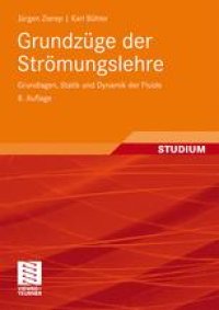 cover of the book Grundzüge der Strömungslehre: Grundlagen, Statik und Dynamik der Fluide