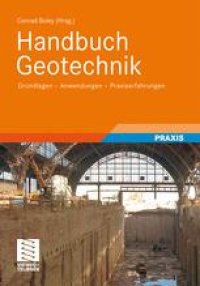 cover of the book Handbuch Geotechnik: Grundlagen – Anwendungen – Praxiserfahrungen