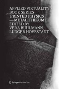 cover of the book Applied Virtuality Book Series Printed Physics — Metalithikum I
