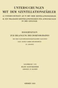 cover of the book Dissertation zur Erlangung des Doktorgrades: Bei der naturwissenschaftlichen Fakultät der Justus Liebig-Hochschule zu Giessen