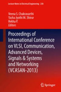 cover of the book Proceedings of International Conference on VLSI, Communication, Advanced Devices, Signals & Systems and Networking (VCASAN-2013)