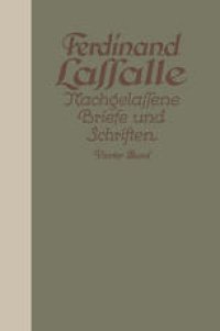 cover of the book Lassalles Briefwechsel mit Gräfin Sophie von Hatƶfeldt