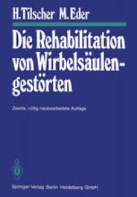 cover of the book Die Rehabilitation von Wirbelsaulengestorten