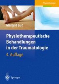 cover of the book Physiotherapeutische Behandlungen in der Traumatologie