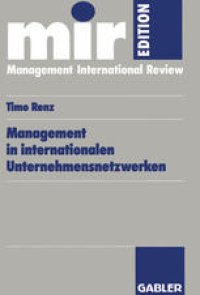 cover of the book Management in internationalen Unternehmensnetzwerken