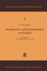 cover of the book Gleichgewichts- und Wachstumsformen von Kristallen