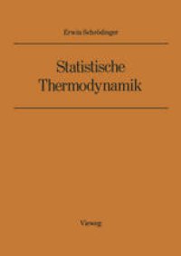 cover of the book Statistische Thermodynamik