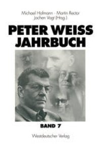 cover of the book Peter Weiss Jahrbuch 7