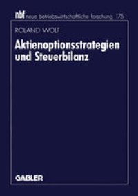 cover of the book Aktienoptionsstrategien und Steuerbilanz